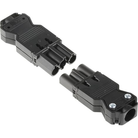 Kit 2 Conectores rápidos GST18 M-H 16A para cables 0,75-2,5mm2 (1/4)