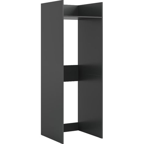 Free Waschmaschinenschrank 1 Klappentür, 1 Regal Anthrazit.