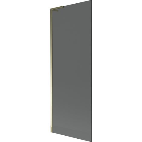 Mexen Next L Badewannenfaltwand 1-flügelig 70 x 150 cm, grafit, gold - 895-070-000-03-40-50 (1/5)