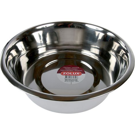 Gamelle Ecuelle inox 200 ML pour chat - zolux (1/2)
