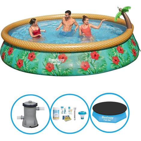 Bestway Bestway Fast Set Ronde - 457x84 cm - 4-pièces S22683 (1/5)