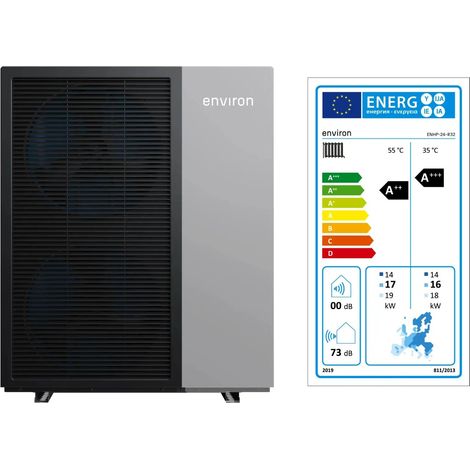 A+++ environ EcoHeat Monoblock Wärmepumpe 6 bis 24 kW