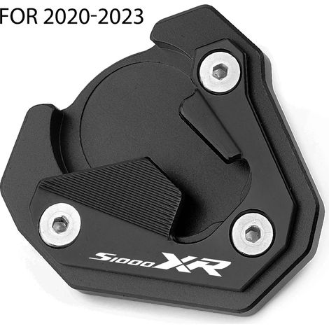 (TOUT NOIR 20-23) Compatible avec BMW S1000XR 2014-2023 : support de béquille latérale, extension de béquille latérale, maxpower (1/4)