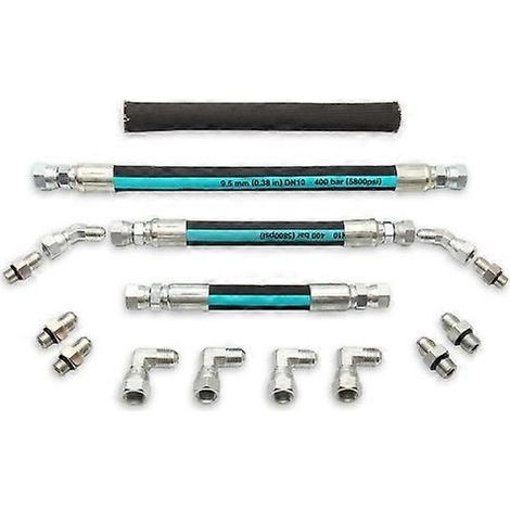 High Pressure Oil Pump (HPOP) Hoses Lines Fittings Set for 1999-2003 Ford Powerstroke Turbo 7.3L