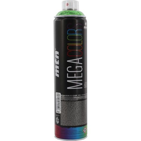 Bombe de peinture mega 600ml - vert guacamole - Mtn (1/3)