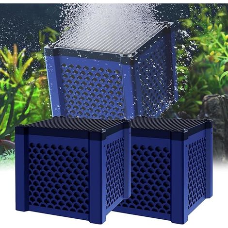 Filtres à Charbon Actif 3 Pièces pour Abreuvoirs Chevaux, Aquariums et Étangs - Nettoyage Eau Écologique-AUTRES (1/5)