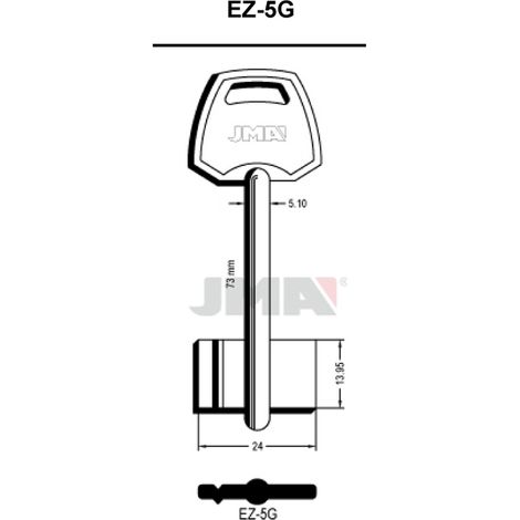 (10 u.) LLAVE EN BRUTO GORJA LATON