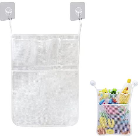 Organizzatore per giocattoli da bagno per bambini, rete per giocattoli da bagno, rete portaoggetti per giocattoli da bagno, rete portaoggetti per il bagno, rete per giocattoli per bambini, organizzato