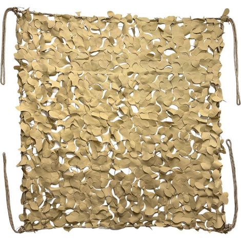 Filet de camouflage renforcé sable 10x10m (1/5)