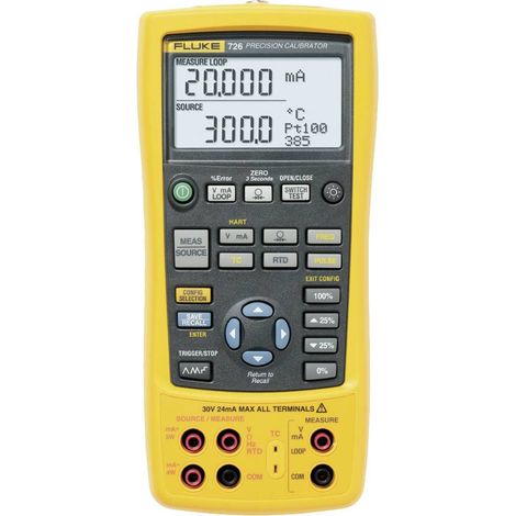 Fluke FLUKE-726/APAC/EMEA Calibrateur multifonction de pression, de fréquence, de tension, de courant, de résistance V161983