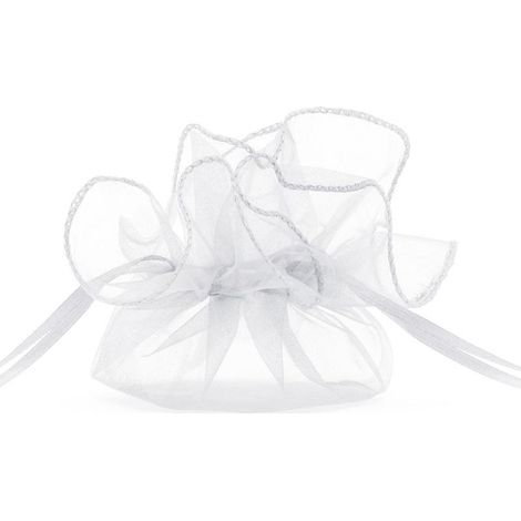 Organzabeutel weiß 25 cm 10 Stück