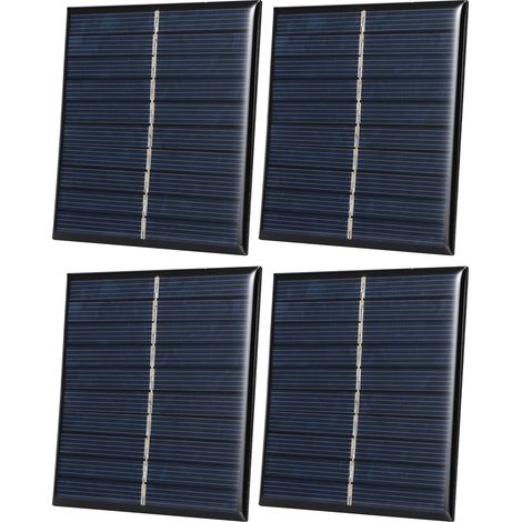 4 Mini-Solarmodulsysteme (0,8 W, 5 V) für Heimwerkerprojekte, Spielzeug und Batterieladung (1/5)