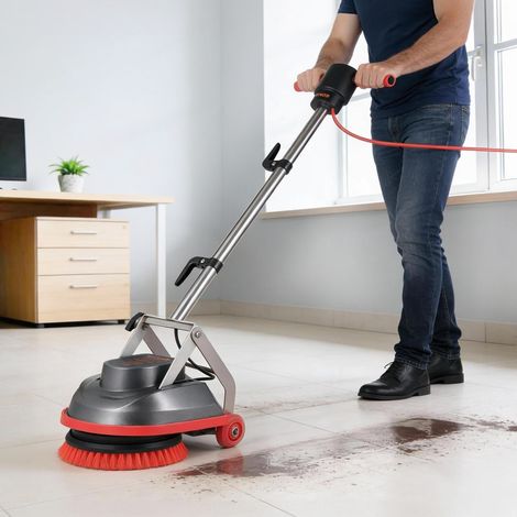VEVOR Lucidatrice Elettrica per Pavimenti Commerciale, Lavapavimenti Elettrico con 2 Ruote, Lucidatrice per Tappeti Velocita max. 1900 giri/min Lunghezza Cavo Alimentazione da 13 m con Accessori (1/5)