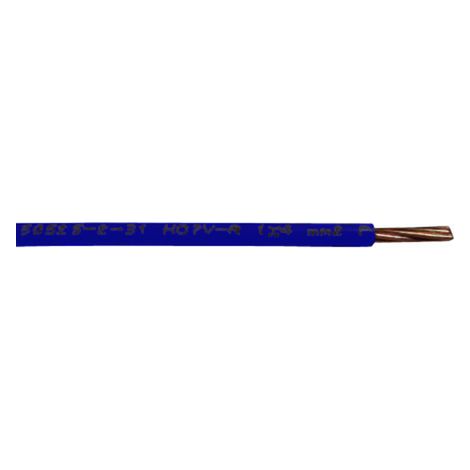 RS PRO Conduit, section: 6 mm², 750 V Bleu H07V-R 6491X ( Prix pour Bobine de 100 Mètres )