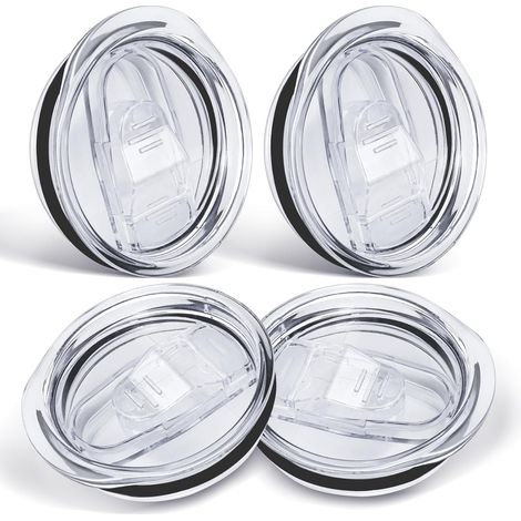 4 couvercles de remplacement 20 oz pour gobelets Skinly, 2,75" d'ouverture, compatibles Yeti. (1/5)