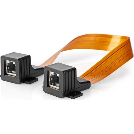 Nedis cat5e cable utp rj45 8p8c female rj45 8p8c female 030 m flat pvc orange box