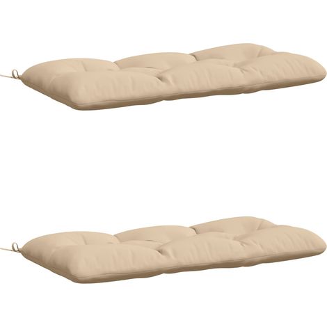 Coussins de banc 2 pièces VIANEN 100 % polyester – aménagement extérieur (1/5)
