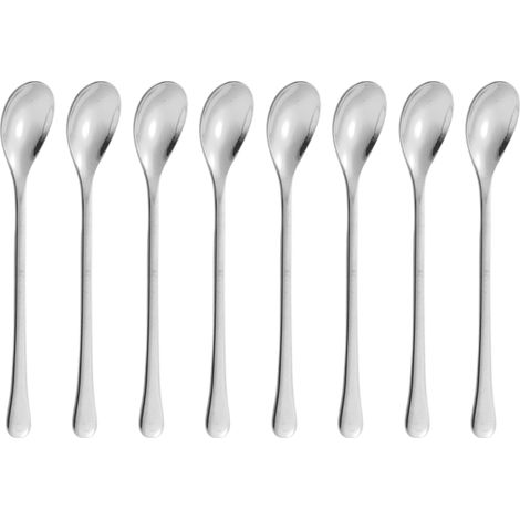 Cuillère À Espresso - Acier Inoxydable 18/10 - 13,5 Cm - Pour Café Miel Desserts Épices - Lot De 8 (1/5)