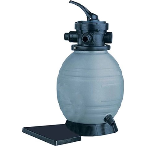 Ubbink – Filtre à sable 300 mm – Débit 3 m³/h – Capacité sable 25 kg – Vanne 4 voies – Pour piscine jusqu'à 12 m³