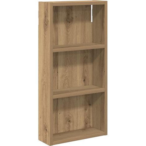 Bathroom Wall Cabinet with Shelf Artisian Oak 30 x 10 x 60.5 cm vidaXL