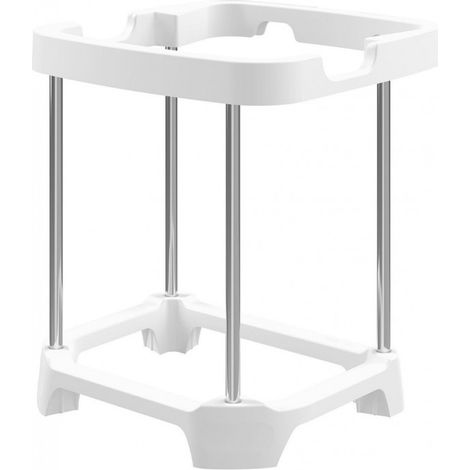 Trípode para calentador de agua LINEO con base cuadrada 490 x 490 mm, de 100 a 150L