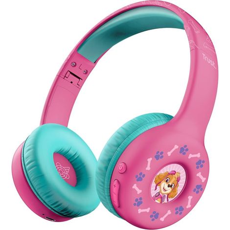 Trust Nouna Wireless Kopfhörer Paw Patrol Rosa