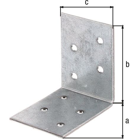 Conexión escuadra 50x50x50mm No de orificios8 S.2mm ETA-08/165 GAH (Por 50)
