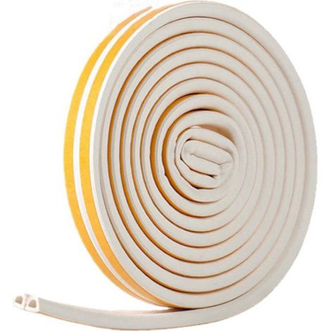 Joints de porte et fenêtre, bandes de mousse en forme de D, accessoires anti-collision pour étanchéité et isolation des ouvertures