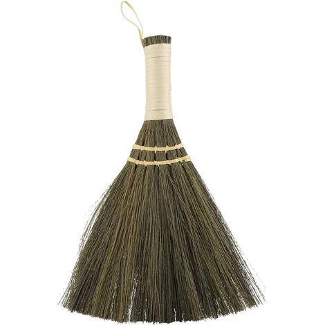 Mini balai en paille, petit balai tressé en paille, balai à main, articles de nettoyage pour la maison et les loisirs créatifs