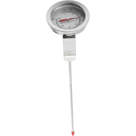 Thermomètre Inox avec Pince de Fixation Portable et pour Brassage (1/5)