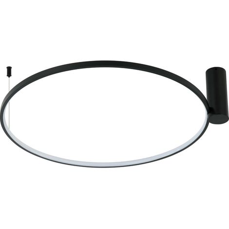 Lámpara de techo con anillo plafond L negro Light Prestige LP-909/1C L BK CCT 50W (1/5)