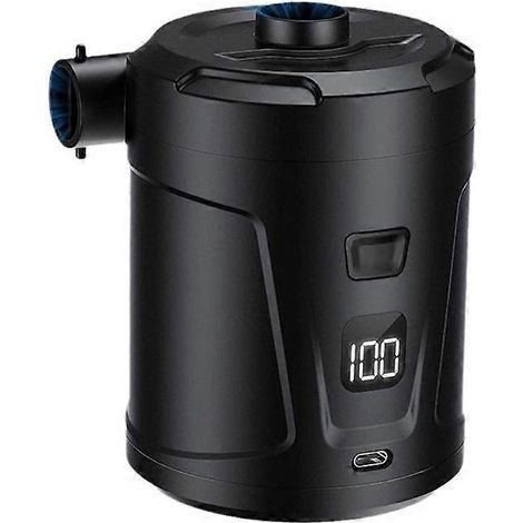 Cette pompe à air électrique alimentée par une batterie de 5200 mAh convient aux piscines, aux bateaux gonflables, aux matelas gonflables et aux filets pour matelas pneumatiques. (1/5)