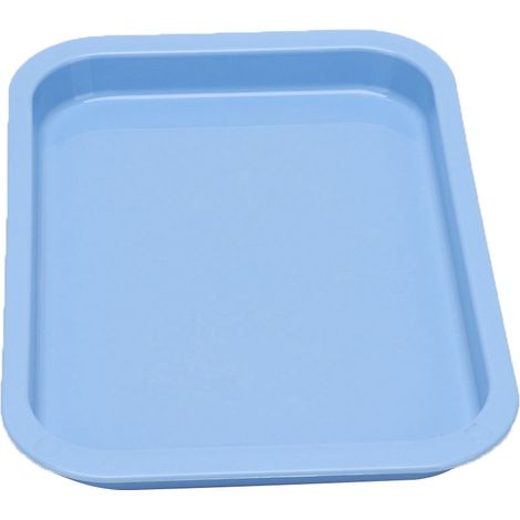 Soins buccaux, plateau dentaire carré bleu, matériel dentaire, accessoires dentaires (1/5)
