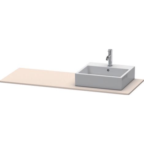 Consolle Duravit XSQUARE 16x1400x550mm con taglio dritto tortora (1/3)
