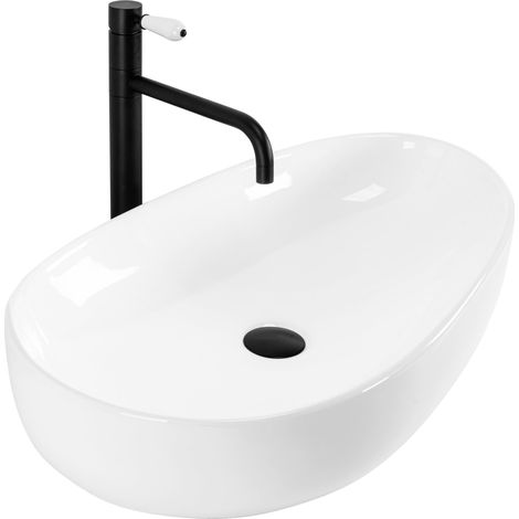 LAVABO SOBRE ENCIMERA REA SANDRA WHITE (1/4)
