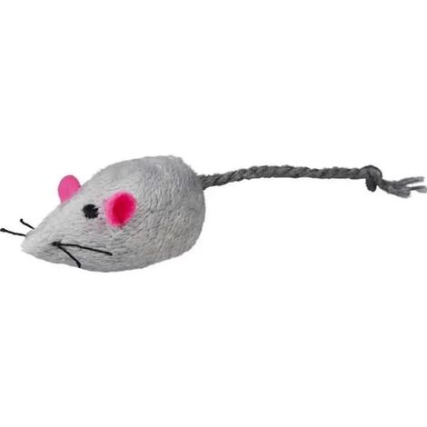 Trixie Ratón de peluche juguete suave y colorido para gato