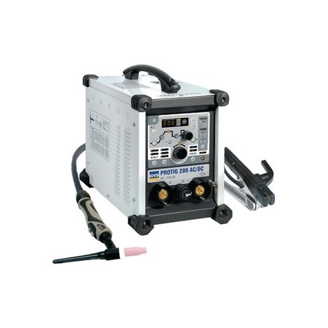 Impianto di saldatura TIG PROTIG 200 AC/DC con accessorio 10-200 A