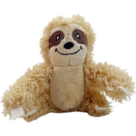 Plüsch-Hundespielzeug, Versteckspiel, quietschende Waldtiere, 10 cm Faultier, Puzzlespielzeug zum Verstecken. (1/4)