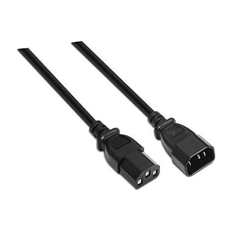 Aisens - Câble d'alimentation cpu, c13/h-c14/m, noir, 1.5m (1/3)