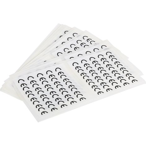 Etiquette adhésive pré-imprimée RS PRO Blanc, 500 par paquet ( Prix pour Sachet de 500 )