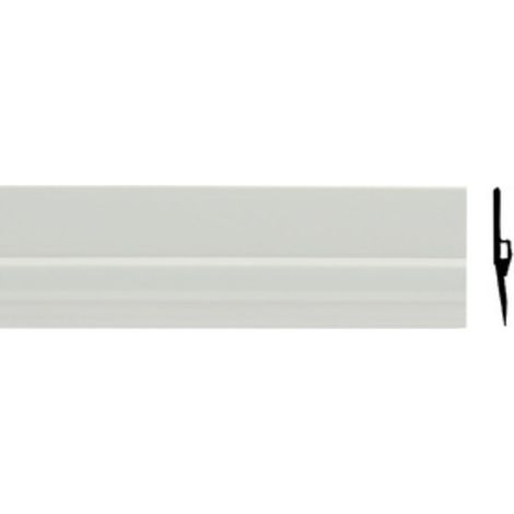 PARAPORTA RIGIDO CON PINNA IN GOMMA BIANCO- EDILMED- 25,0 pz