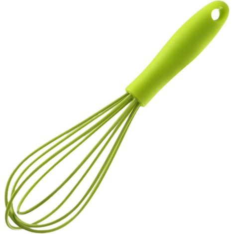 1 Fouet à œufs en silicone, ustensile cuisine, accessoire pâtisserie, pour enfants et maison (1/5)