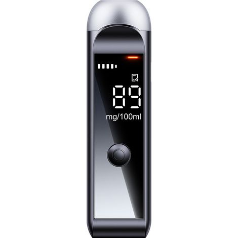 Éthylomètre Professionnel Ortviai LCD 0-100mg/100ml, Testeur d'Alcool Portable Haute Précision 1mg pour Sécurité Routière (1/5)