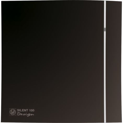 Kit façade noire + contre façade universelle pour aérateur SILENT DESIGN 100 S&P (UNELVENT) 890039