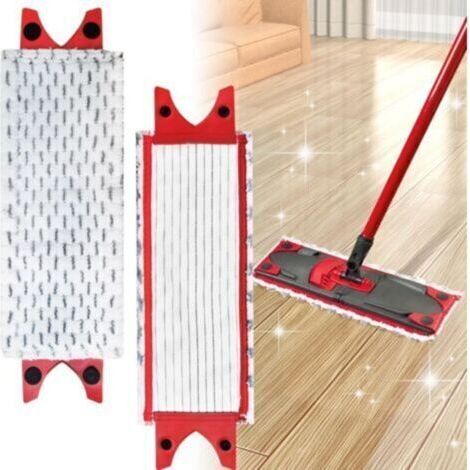 Vileda Recharge de vadrouille, Recharge de vadrouille Vileda, Têtes de rechange pour vadrouille, Tampons de rechange en microfibre pour Vileda Ultramax 2 en 1 Spray, Convient à tous les types d (1/5)