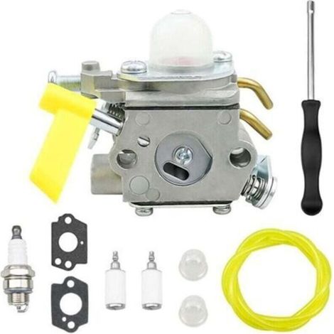 Kit de carburador de 10 piezas para motosierra XU, ZAMA C1U-H60 de 25 cc y 26 cc, carburador 309368001 RY09050 - (1/4)