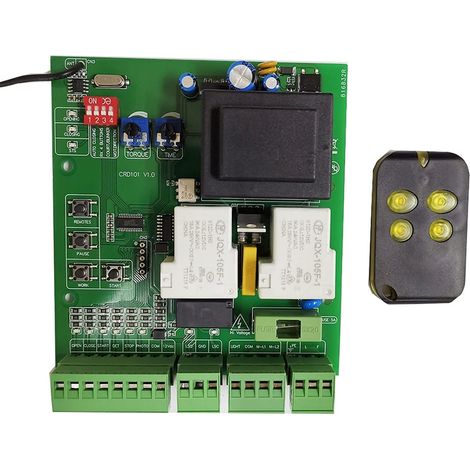 Carte Électronique De Carte De Circuit De Circuit De Carte De Moteur De La Porte for Ouvre-Portes Coulissantes 110V Ou 22 0V AC Maquette(1 Remote) (1/5)