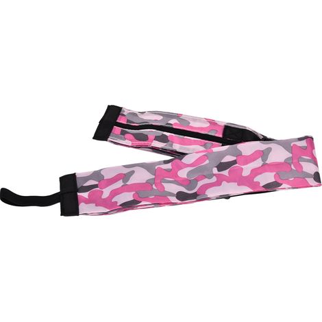 Sac de voyage imperméable pliable grande capacité, bandoulière unique pour shopping, motif camouflage rose rouge. (1/5)