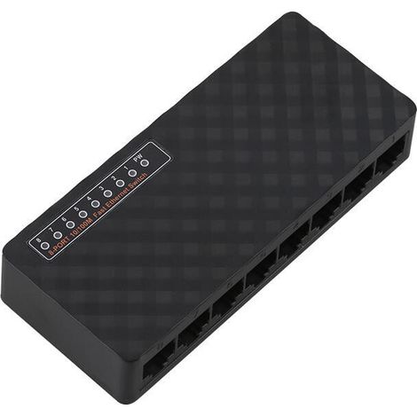 iggual FES800 No administrado Fast Ethernet (10/100) Negro (1/3)