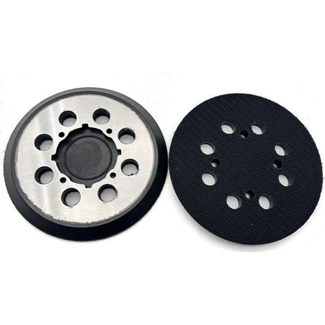 Ortviai Disque de ponçage en alliage d'aluminium 125 mm pour ponceuse orbitale DWE6423 – finition précise et durable (1/5)